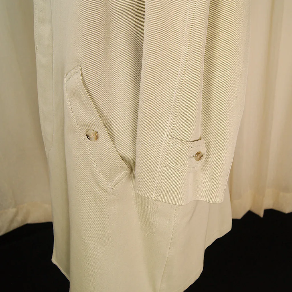 1960s Mohair Lined Trench Coat