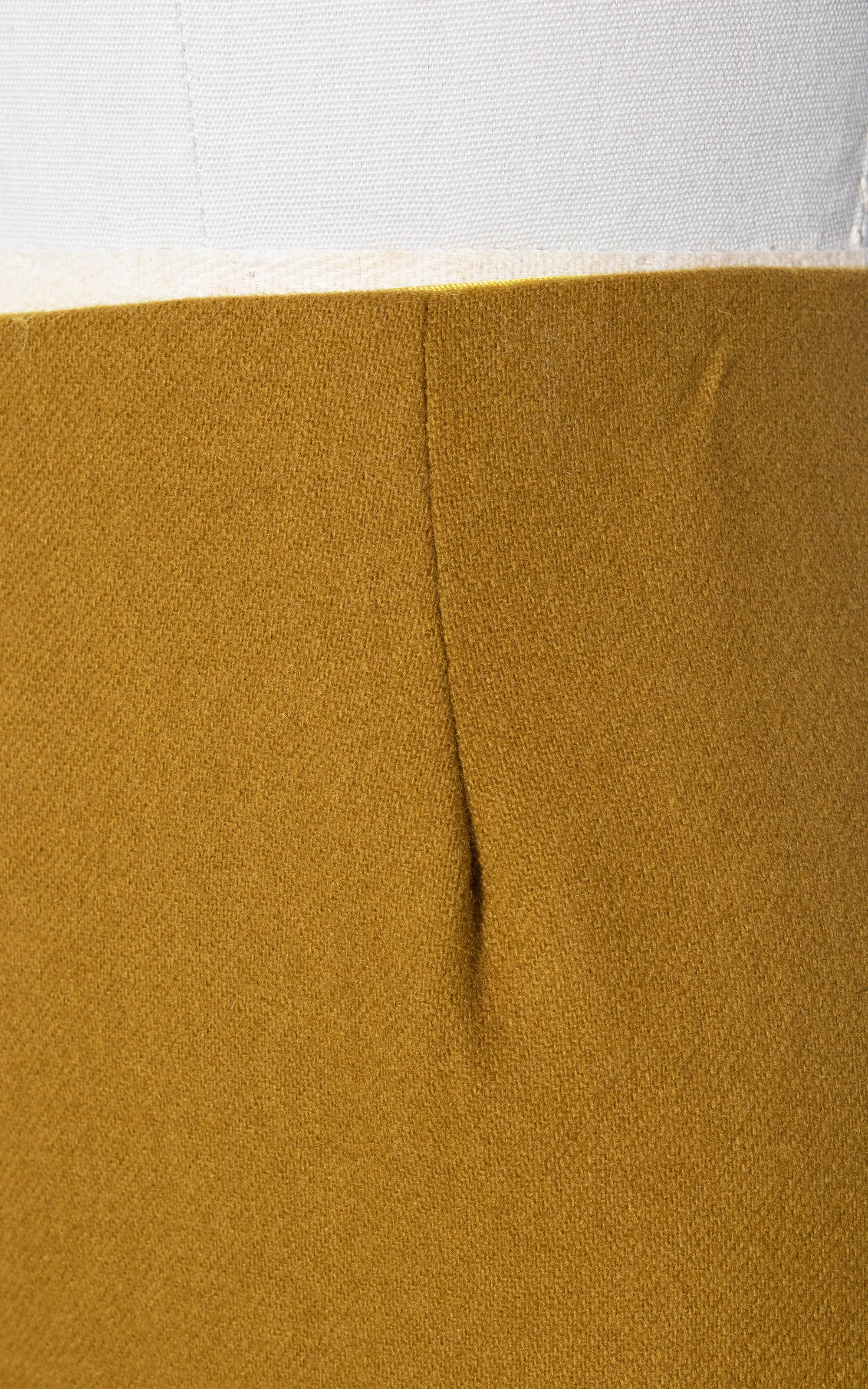 1960s Mustard Yellow Wool Pants | medium