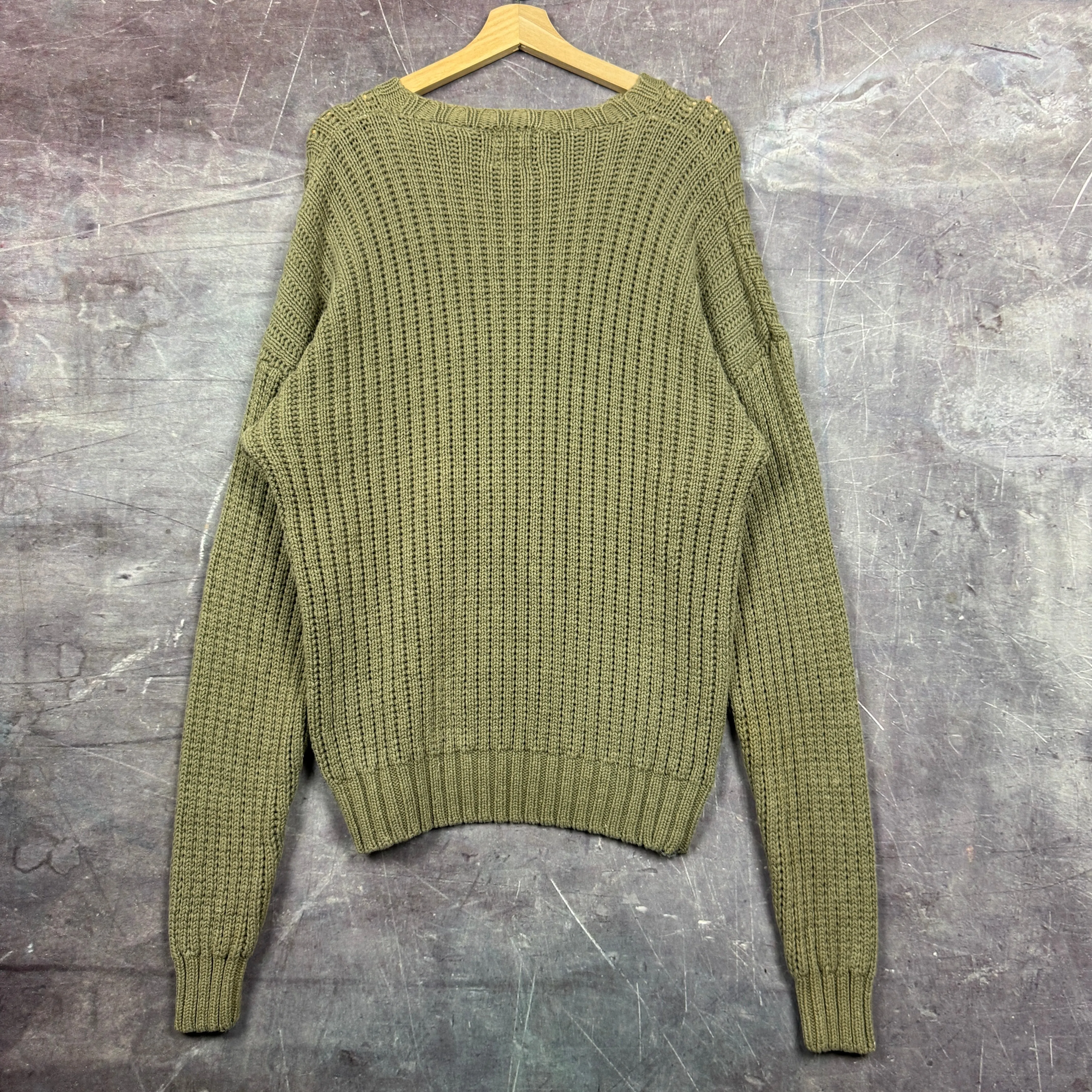 90s Tan Brown Gap Chunky Knit Sweater M 2026