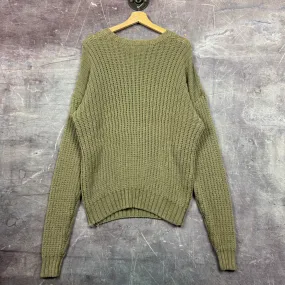 90s Tan Brown Gap Chunky Knit Sweater M 2026