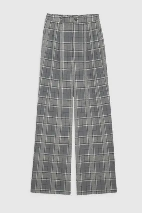AB Carrie Pant - Grey Plaid