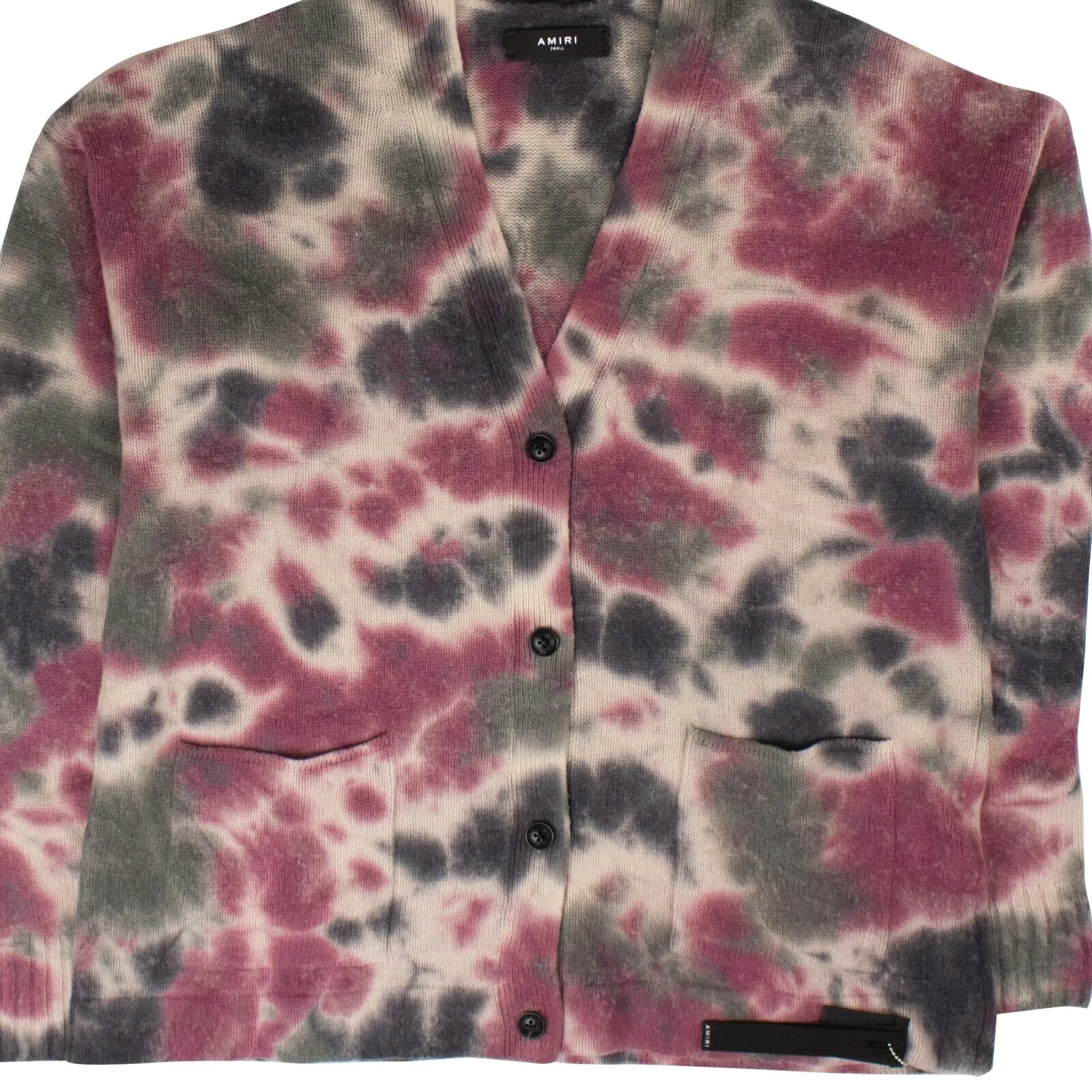 AMIRI Multicolored Tie Dye Cashmere Cardigan