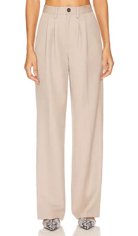ANINE BING Carrie Pant in Beige