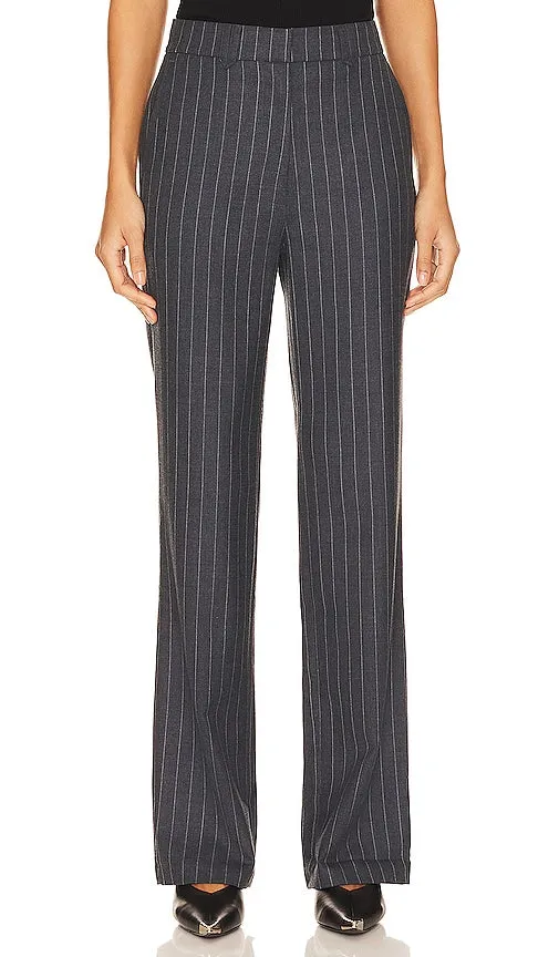 ANINE BING Drew Pant in Charcoal