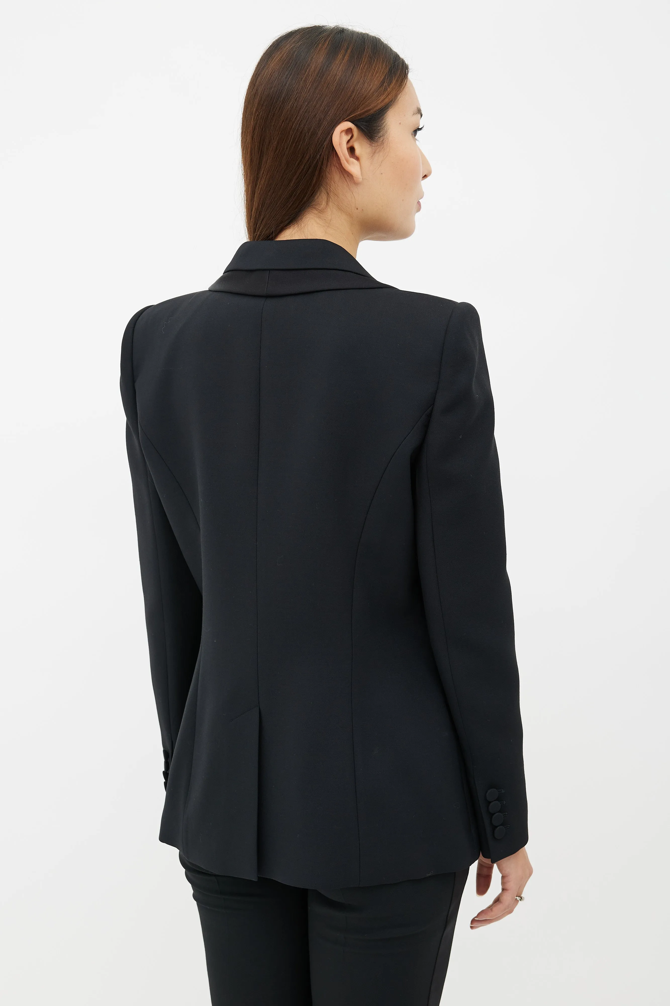 Black & Pink Two Piece Suit