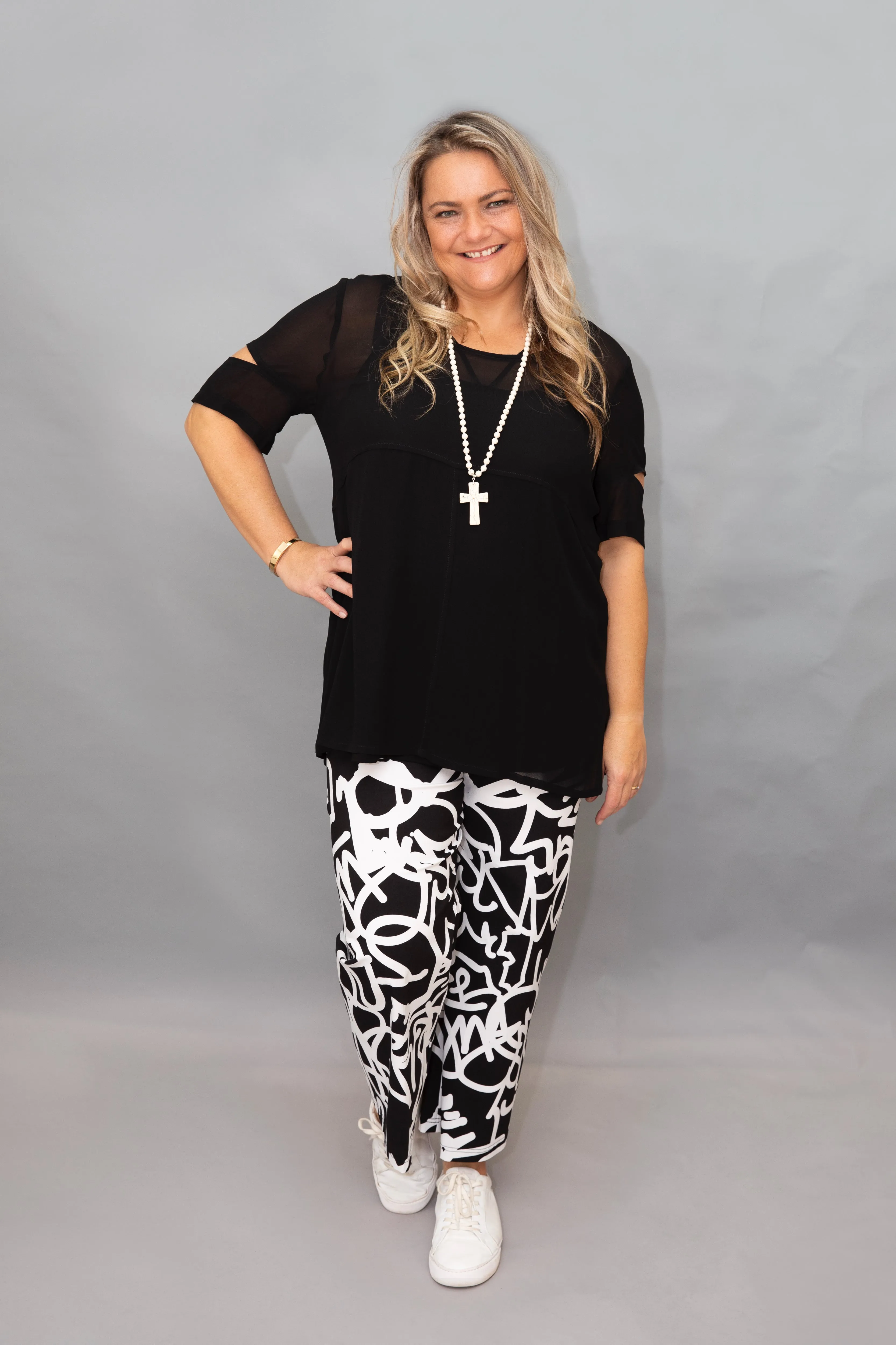 Cashews - C909 Corfu Wide Leg Pant