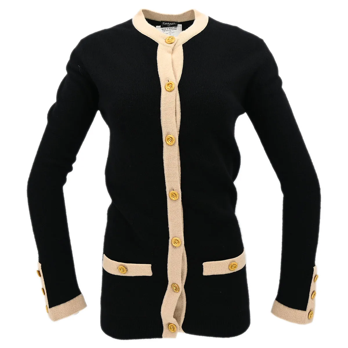 Chanel 1993 Cardigan Black #36