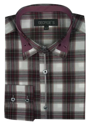 Fortino Landi AH607-BUR Mens Shirt