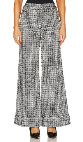 Generation Love Joey Tweed Pants in Black,White