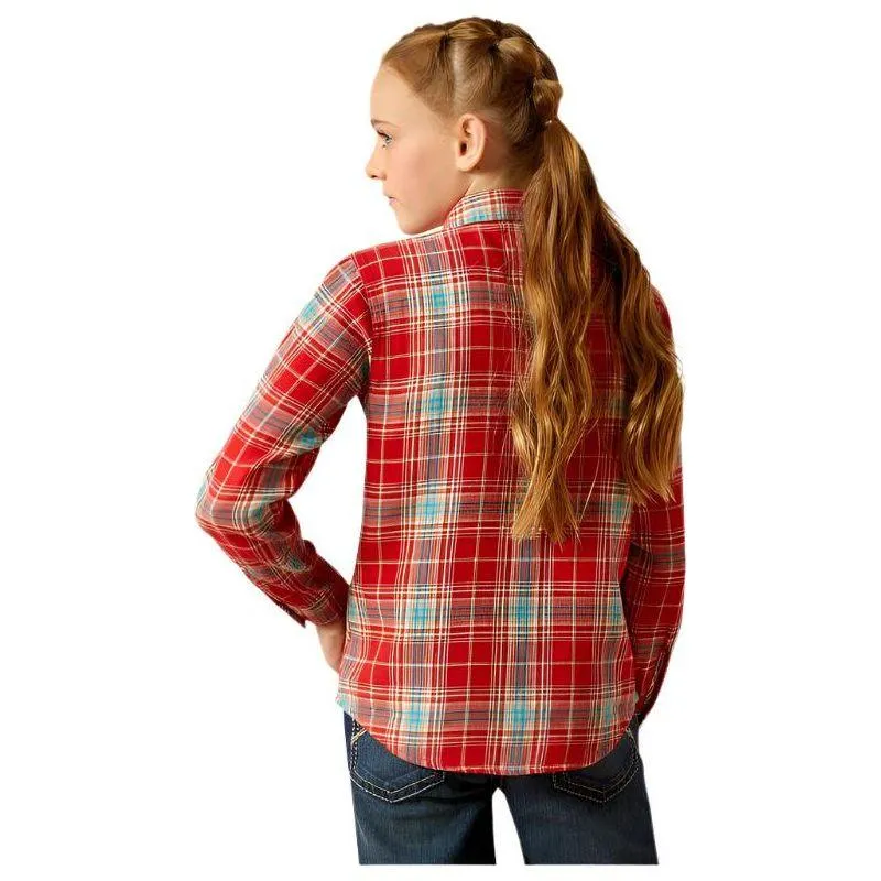 Girl's Ariat Barn Plaid Shirt 10052470
