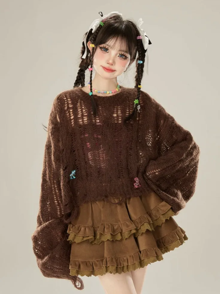 Knit Damaged Loose