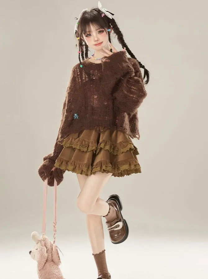 Knit Damaged Loose