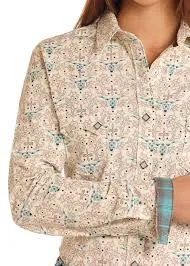 PANHANDLE Women's Rough Stock Snap Front Shirt #RWN2S05095