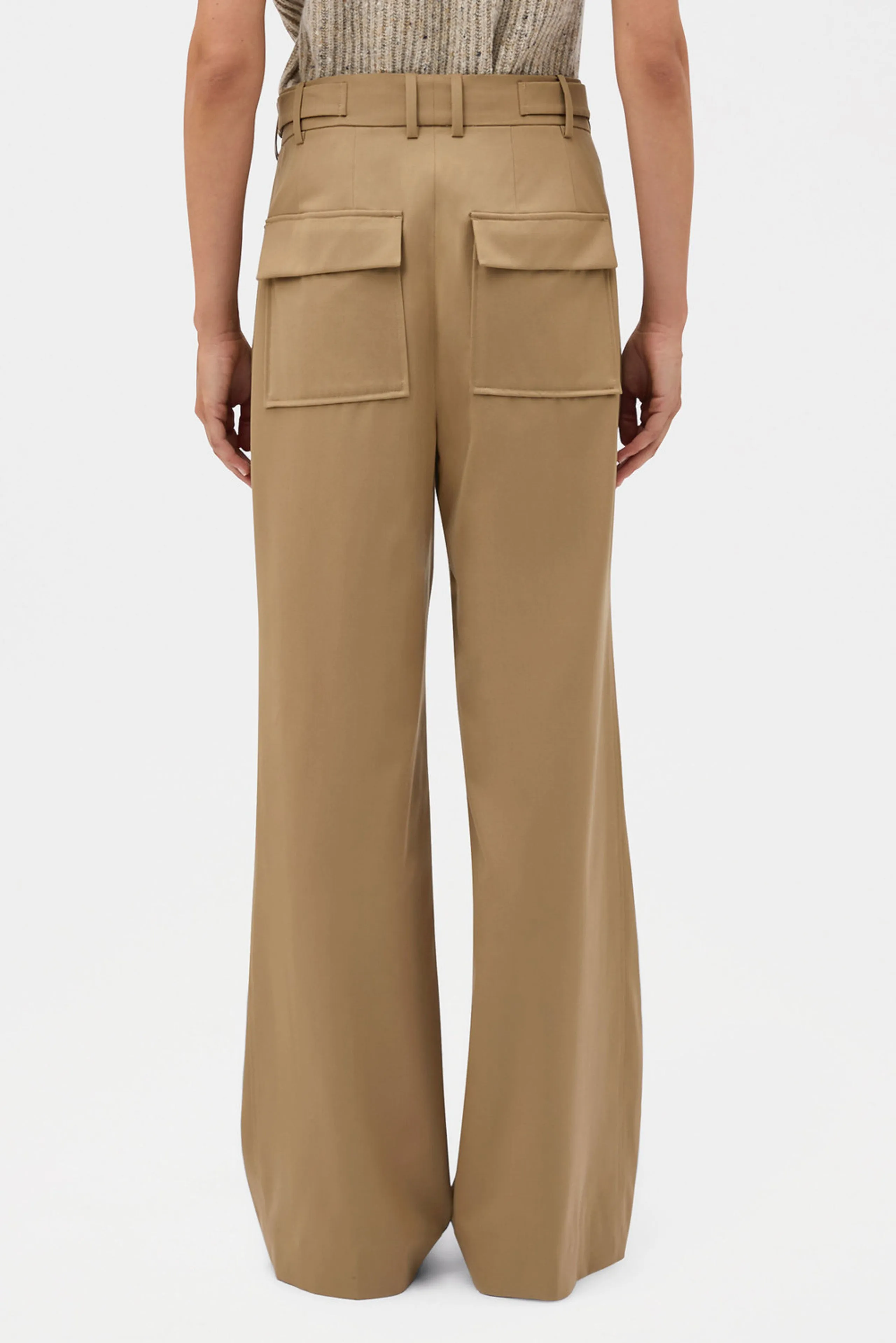 Pleat Pant in Hazelnut