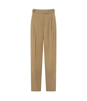 Pleat Pant in Hazelnut