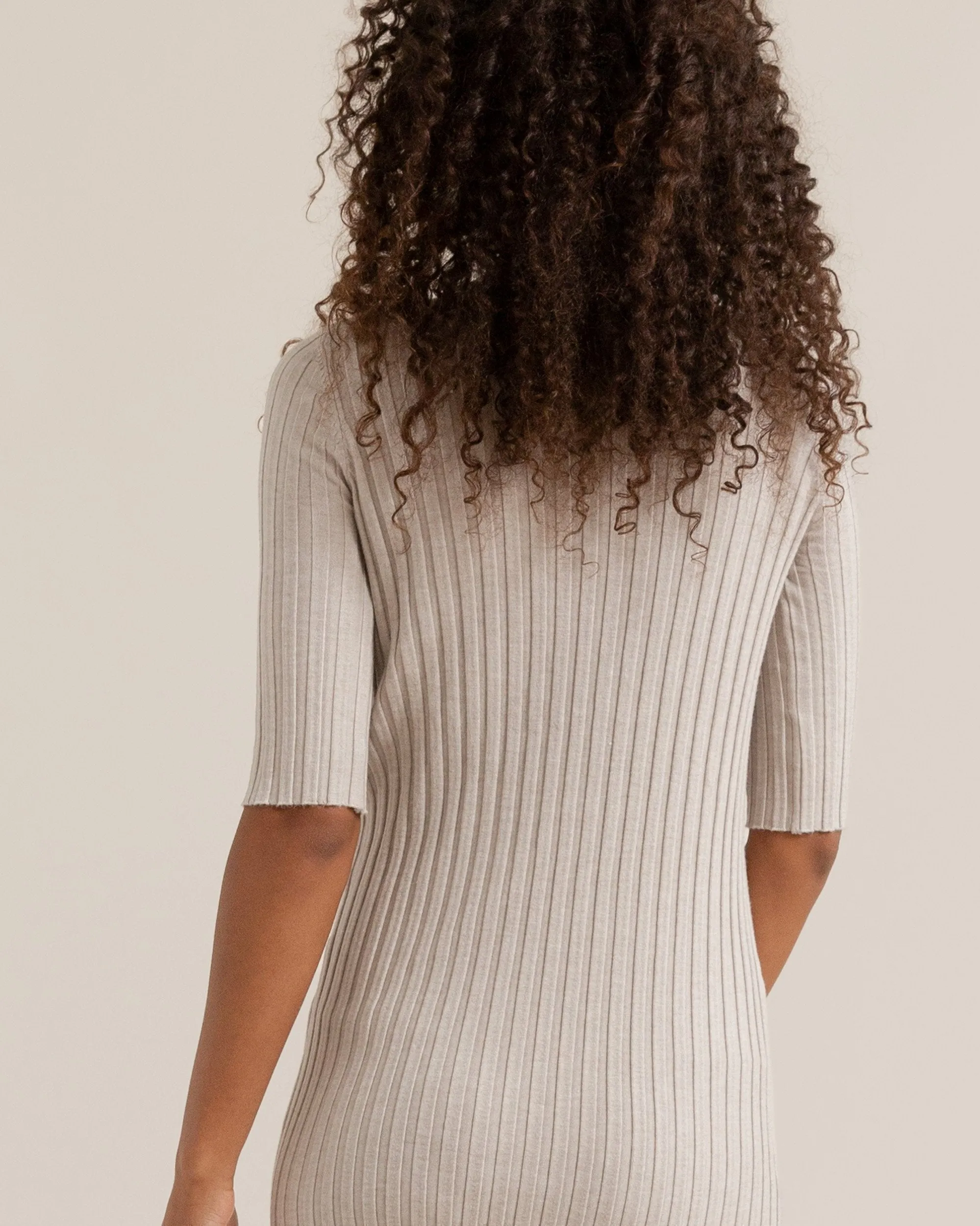 Reita Ribbed Sweater Dress